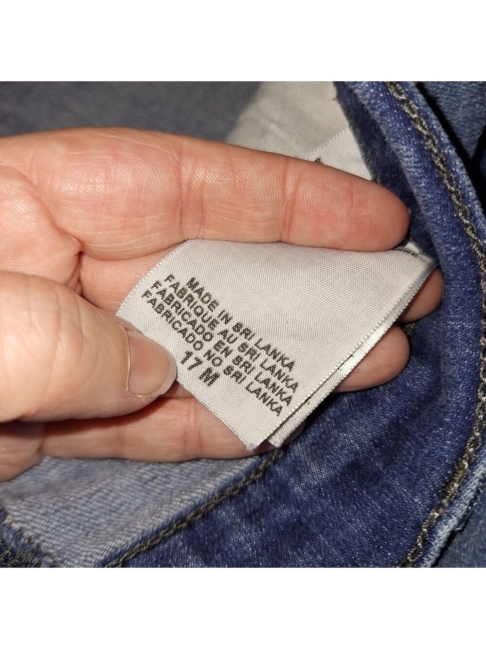 Levi's Jeans Bootcut Low Rise Juniors Size 17 - Picture 5 of 7